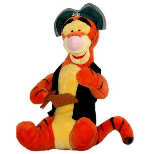 Grande Peluche Doudou Tigrou (Winnie L'ourson) Déguisé En Pirate Disney - 60 Cm