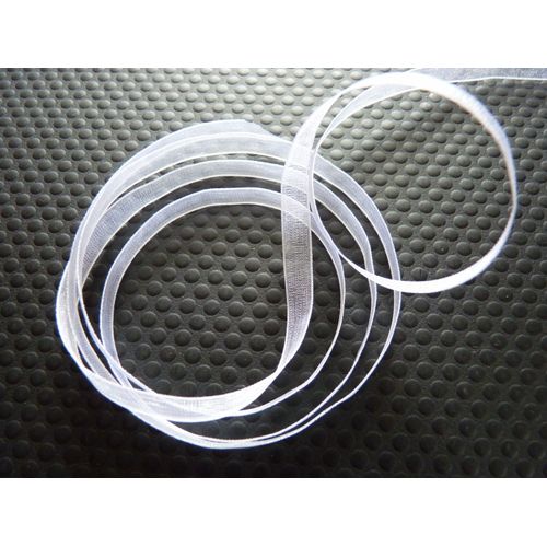 Ruban Organza Blanc 6 Mm