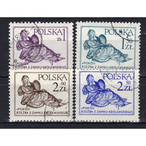 Pologne 1978/79 : Arts Polonais - Série Entière De 4 Timbres Oblitérés