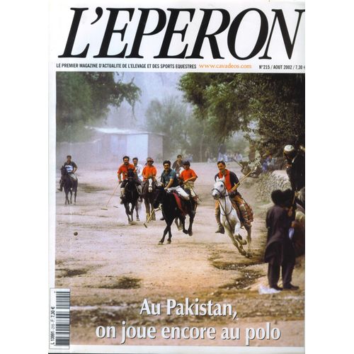 L'éperon 215 Au Pakiston,On Joue Encore Au Polo