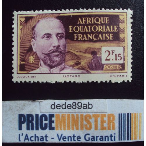 Afrique Equatoriale Française. 2f15 Liotard. Non Oblitéré.