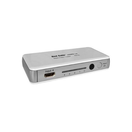 Boitier REAL CABLE HDMI 4E/1S avec ampli