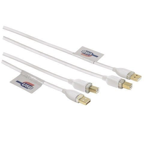 Hama USB Connecting Cable - Câble USB - USB (M) pour USB type B (M) - USB 2.0 - 3 m - blanc