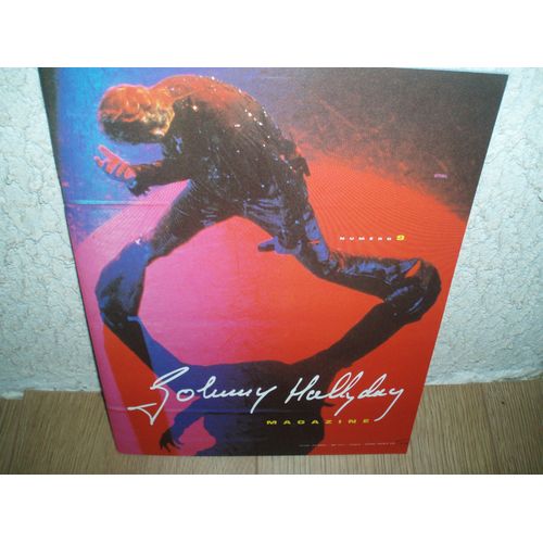 Magazine Fan Club N° 9  Concert A La Tour Eiffel Johnny Hallyday.
