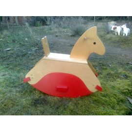 Cheval À Bascule En Bois