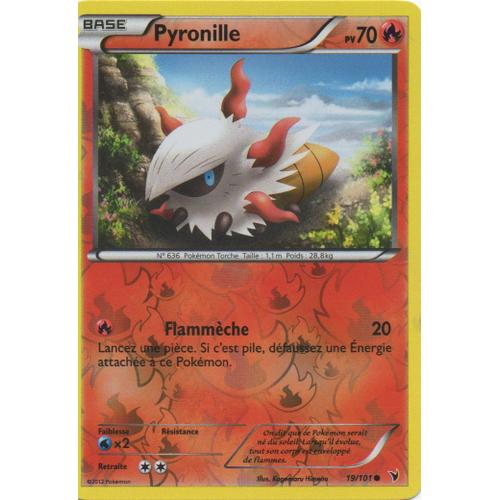 Pyronille 19/101 Pokemon Noir Et Blanc