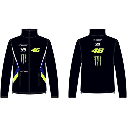 Veste Softshell Vr46 Édition Wrt Moto Gp Noir Homme