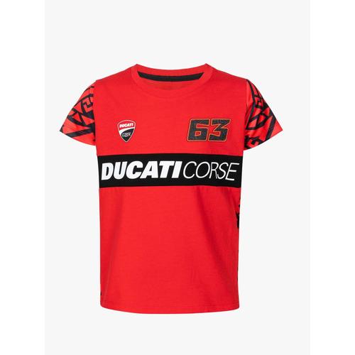 T-Shirt 63 Ducati Bagnaia Moto Gp Enfant