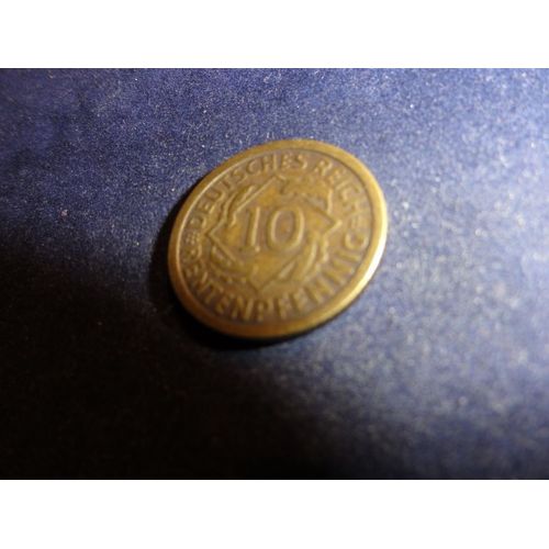 République De Weimar,10 Rentenpfennig,1924