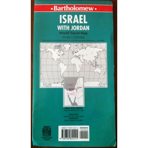 Israel / Jordanie - 1/350 000