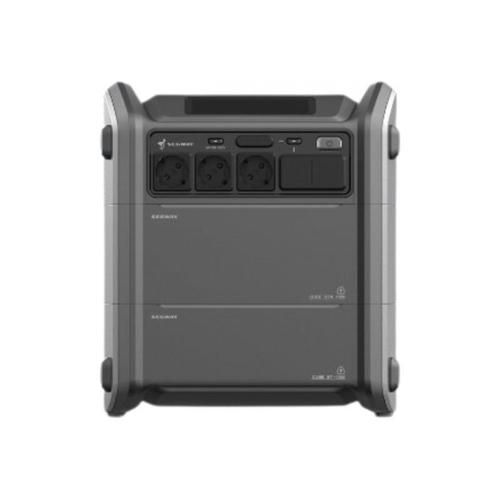 Segway Cube Series - Centrale électrique portable - CA 230 V - 2584 Watt - phosphate de fer et de lithium - 2000 Wh - Bluetooth - connecteurs de sortie : 12