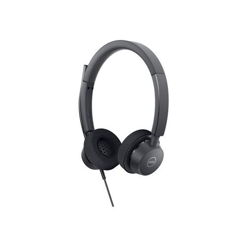 Dell Pro Stereo Headset WH3022 - Micro-casque - filaire - USB - certifié Zoom, Certifié pour Microsoft Teams