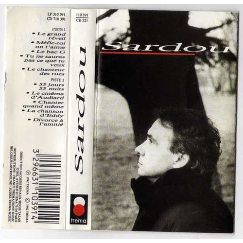 K7 Cassette Audio Michel Sardou Le Bac G