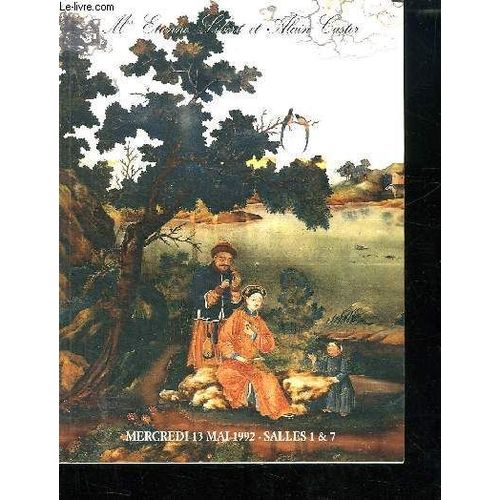Catalogues De Ventes Aux Encheres Du Mercredi 13 Mai 1992 A 14 H Chez Drouot. Dessins Et Tableaux Anciens, Faiences, Porcelaines, Art Deco, Objets De Vitrine, Papier Peint...