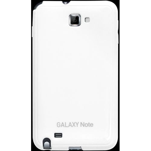 Coque Semi-Rigide Glossy Blanche Pour Samsung Galaxy Note N7000