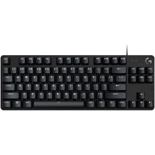 Logitech G413 TKL SE Clavier Gamer Mécanique - Rétroéclairé avec Switches Mécaniques Tactiles, Anti-Ghosting, Compatible avec Windows, macOS, Français AZERTY - Noir