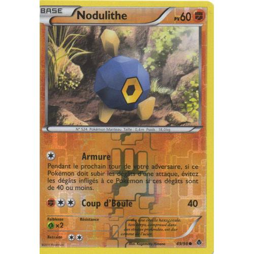 Nodulithe 49/98  Pokemon Noir Et Blanc