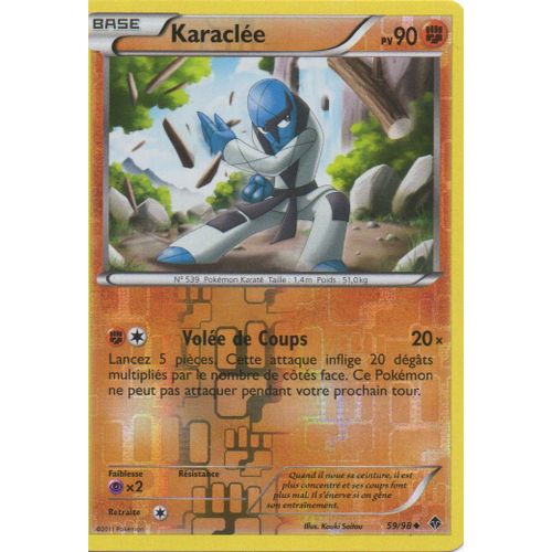 Karaclee 59/98  Pokemon Noir Et Blanc