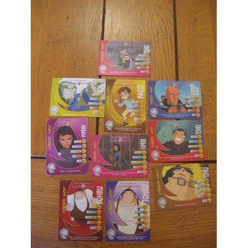 Lot De 10 Cartes Jackie Chan : Les Bons