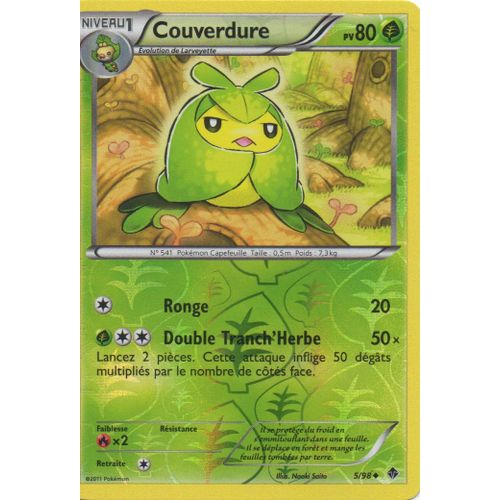 Couverdure 5/98 Pokemon Noir Et Blanc