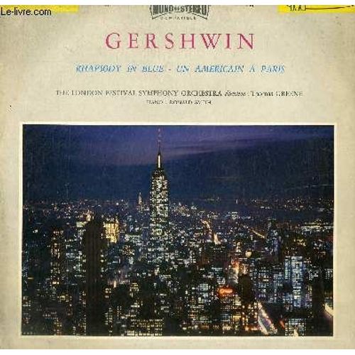 Disque Vinyle 33t Rhapsody In Blue, Un Americain A Paris