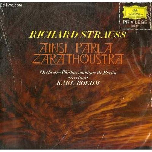 Disque Vinyle 33t Ainsi Parla Zarathoustra