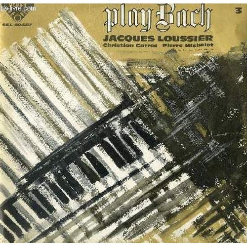 Disque Vinyle 33t Play Bach