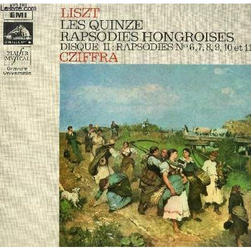 Disque Vinyle 33t Les Quinze Rapsodies Hongroises