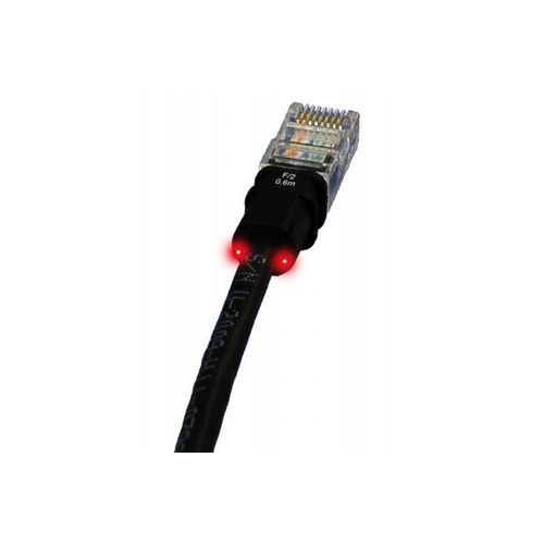 PatchSee BasicPatch - Cordon de raccordement - RJ-45 (M) pour RJ-45 (M) - 2.1 m - FTP - CAT 5e - démarré - noir