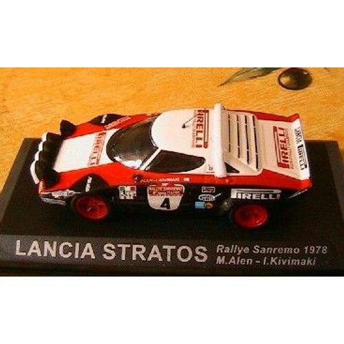 Lancia Stratos #4 Rallye San Remo 1978 1/43 Alen Kivimaki Pirelli Italia-Ixo