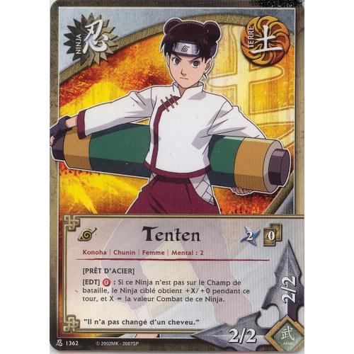 Tenten, Ninja N° 1362, Carte Naruto Shippuden Vf