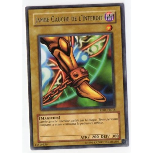 Jambe Gauche De L'interdit - Yu-Gi-Oh! - Rp01-Fr018 - R
