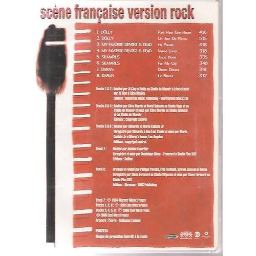 Cd Pro2015 Scène Francaise Version Rock Dolly My Favorite Dentist Is Dead Silmarils Daran 8 Titres