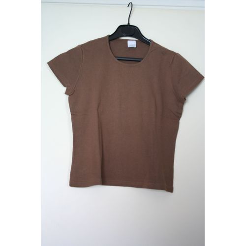T-Shirt Camaïeu Brun Taille 38