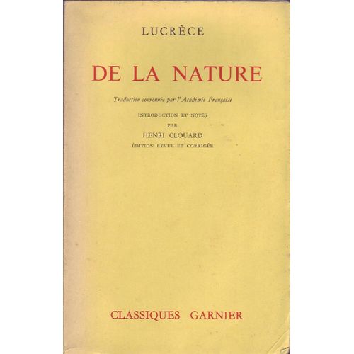 De La Nature