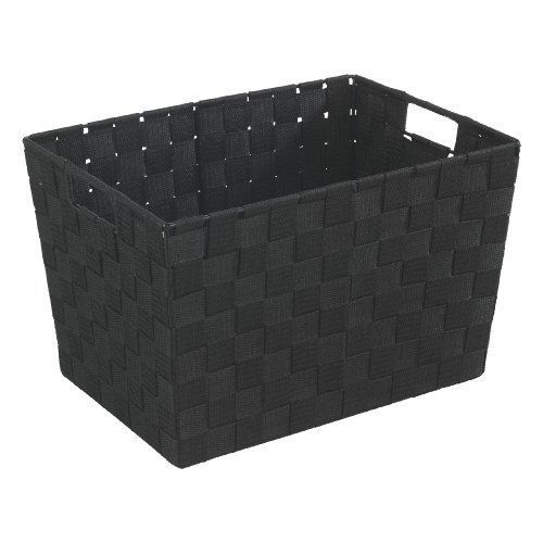Wenko - 19884100 - Corbeille Salle De Bains Adria M - Noir