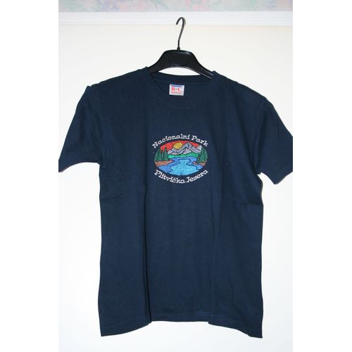 T-Shirt Marine Brodé B&c