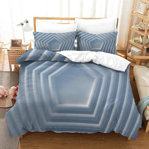 Motif G¿¿Om¿¿Trique 3d Imprim¿¿Hexagone G¿¿Om¿¿Trique G¿¿Om¿¿Trie Moderne Abstrait Carr¿¿ Housse De Couette Housse De Couette Housses De Couette Parure De Lit Microfibre Adc Pi¿¿Ces Pour