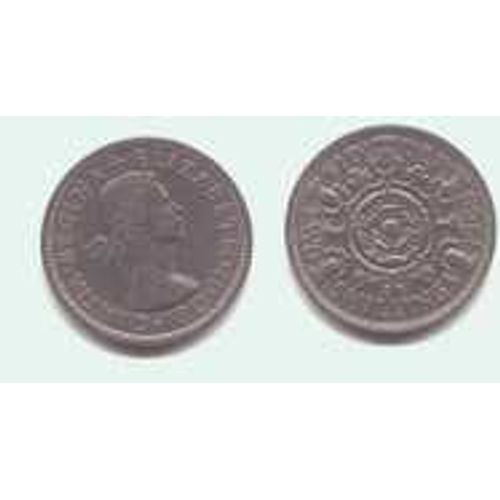 Grande Bretagne = Pièce De Two Shillings De 1966