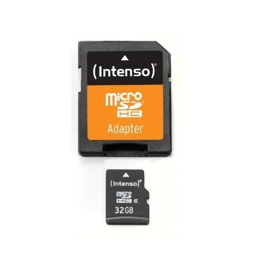 Intenso - Carte mémoire flash (adaptateur microSDHC - SD inclus(e)) - 32 Go - Class 4 - micro SDHC