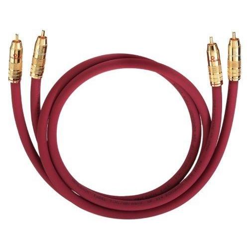 Oehlbach NF 214 Master Set - Câble audio - RCA (M) pour RCA (M) - 0.7 m - bordeaux