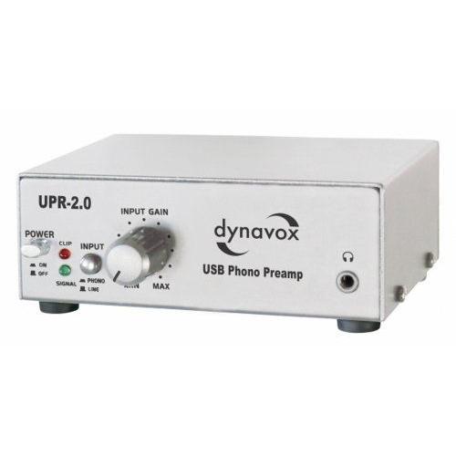 DYNAVOX - UPR-2.0 USB - PRÉAMPLIFICATEUR PHONO - ARGENT