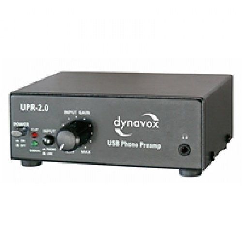 DYNAVOX - PRÉAMPLIFICATEUR PHONO AVEC USB/UPR-2.0 - NOIR