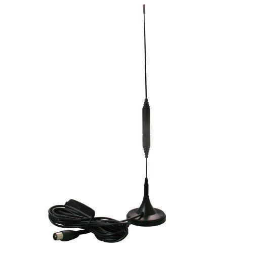 SCHWAIGER - ANT 04 DTA 031 - ANTENNE DVB-T ACTIVE - 5 V - PIED AIMANTÉ