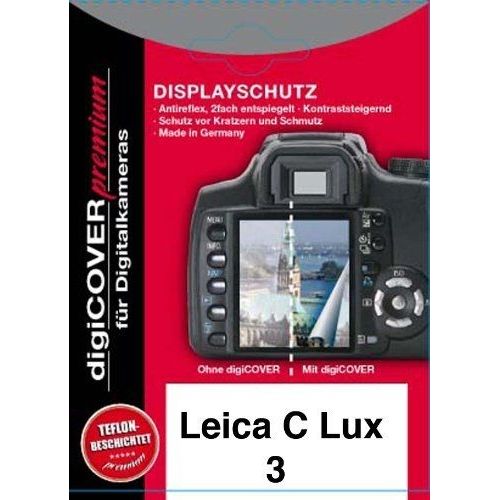 DIGICOVER - PROTECTION D'ÉCRAN PREMIUM POUR LEICA C-LUX 3