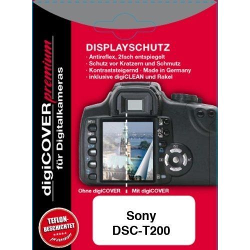 DIGICOVER - PROTECTION D'ÉCRAN PREMIUM POUR SONY DSC-T200