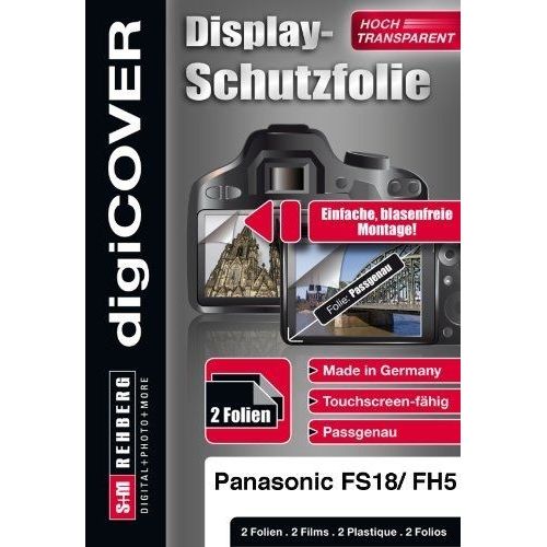 DIGICOVER - B2768 - PROTECTION D'ÉCRAN POUR PANASONIC DMC-FS18 FH5