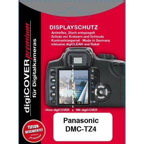 DIGICOVER - PROTECTION D'ÉCRAN PREMIUM POUR PANASONIC DMC-TZ4