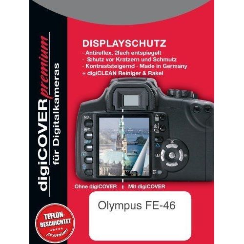 DIGICOVER - PROTECTION D'ÉCRAN PREMIUM POUR OLYMPUS FE-46