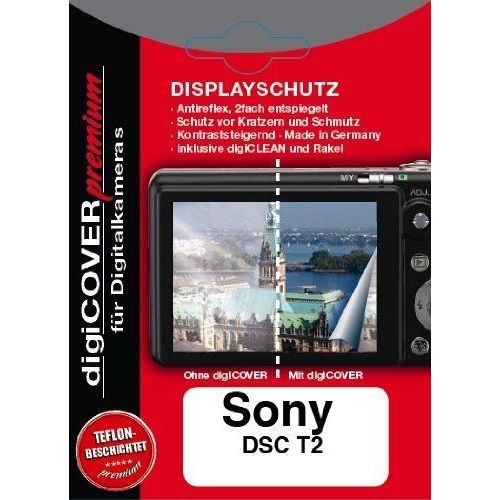 DIGICOVER - PROTECTION D'ÉCRAN PREMIUM POUR SONY DSC T2